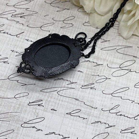 Grecian Greek Goddess Mythology Lady Heart Wedding Party Jewelry  necklace Cameo - Picture 10 of 16